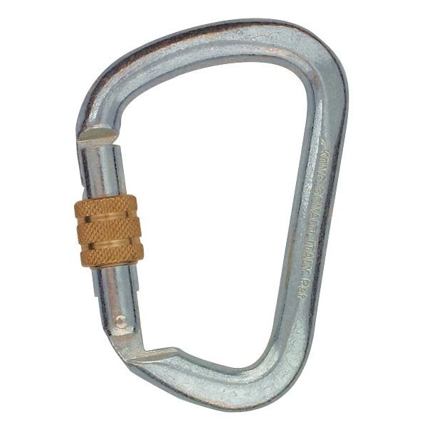 CARABINER-RESCUE-SCREW-STAINLESS 3.15" x4.45" x0.9"